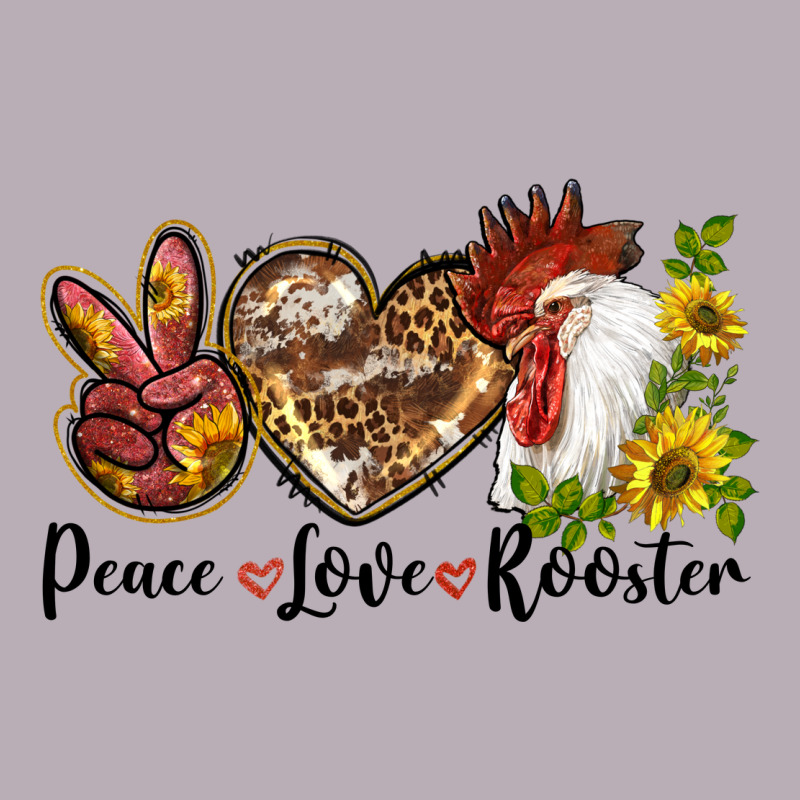 Peace Love Rooster With Sunflowers Vintage Tee by LillyAllenDesigns | Teevron