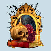 Halloween Skull Candles And Roses Ladies Tee | Teevron