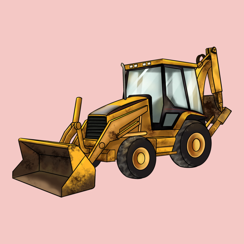 Backhoe Loader Truck Urban Heavy Tee by LillyAllenDesigns | Teevron