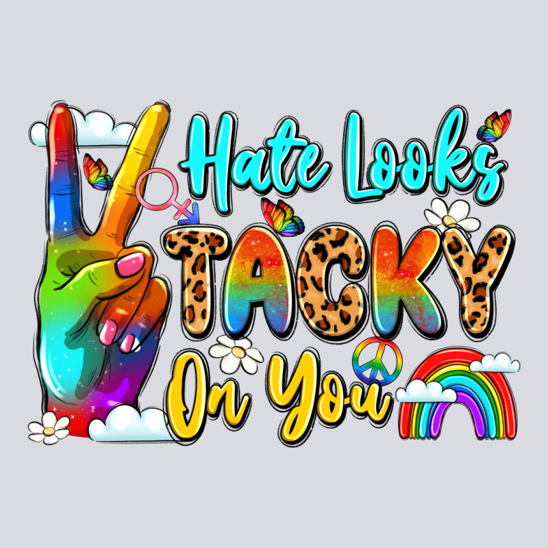 Hate Looks Tacky On You Zipper Hoodie by LillyAllenDesigns | Teevron