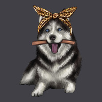 Alaskan Husky With Bandeau Heavyweight Hoodie | Teevron
