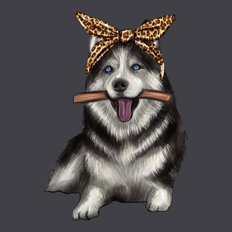Alaskan Husky With Bandeau Heavyweight Hoodie by texasbilliewilder | Teevron
