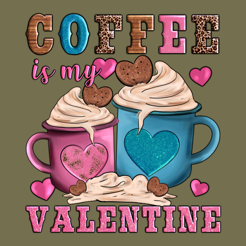 Valentines Day Coffe Is My Valentine Vintage Hoodie by AdoDesignShop | Teevron
