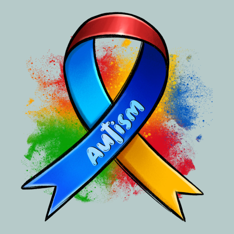 Autism Ribbon Heavy Core Tee by Zillion Design Studio | Teevron