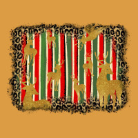Christmas Reindeers Leopard Background Urban Heavy Tee | Teevron