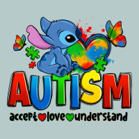 Autism Stitch Accept Love Understand Heavy Core Tee | Teevron
