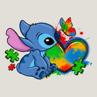 Autism Stitch Heart Heavy Core Tee | Teevron