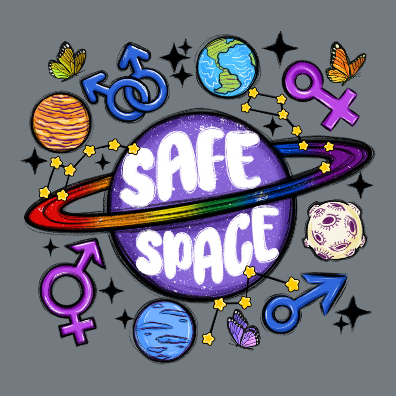 Safe Space Heavyweight Sweatshirt by MaliasSmallBusiness | Teevron