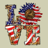 Patriotic Sunflower Love Heavy Core Tee | Teevron