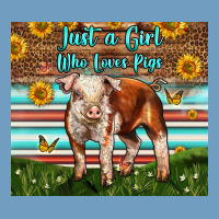 Just A Girl Who Loves Pig Urban Heavy Tee | Teevron