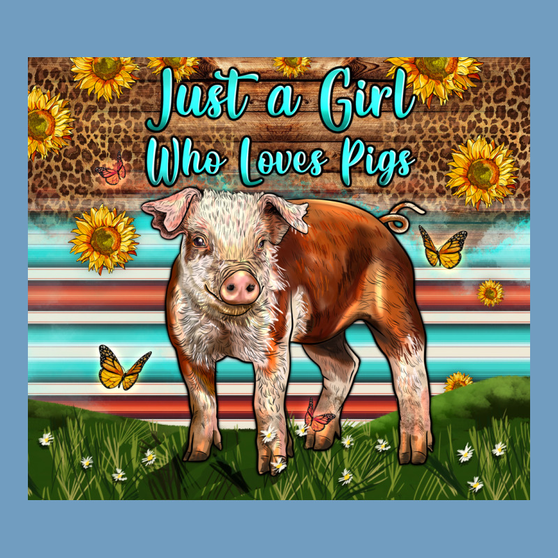 Just A Girl Who Loves Pig Urban Heavy Tee by LillyAllenDesigns | Teevron