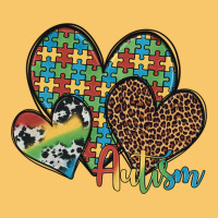 Autism Hearts Leopard Cowhide Vintage Hoodie | Teevron