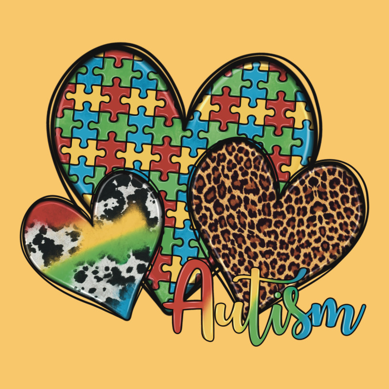 Autism Hearts Leopard Cowhide Vintage Hoodie by Artiststas | Teevron