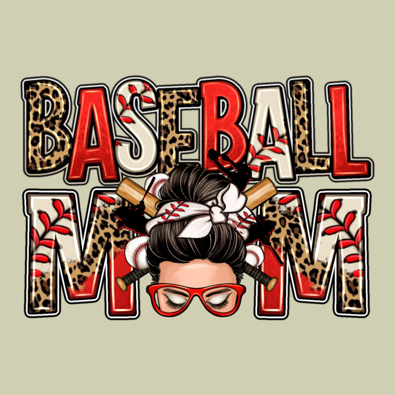 Baseball Mom Messy Bun Heavy Core Tee by Zillion Design Studio | Teevron