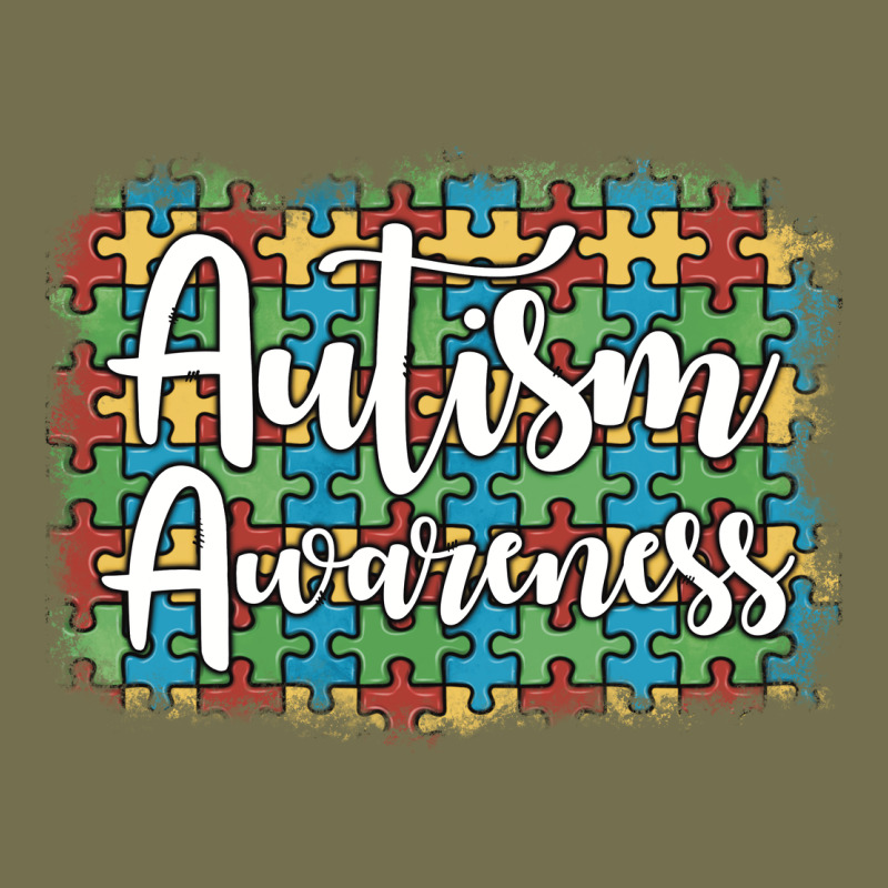 Autism Awareness Puzzle Background Vintage Hoodie by Artiststas | Teevron