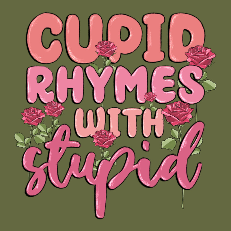 Cupid Rhymes With Stupid Long Sleeve Tee by MaliasSmallBusiness | Teevron