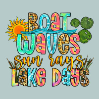 Boat Waves Sun Rays Lake Days Heavy Core Tee | Teevron