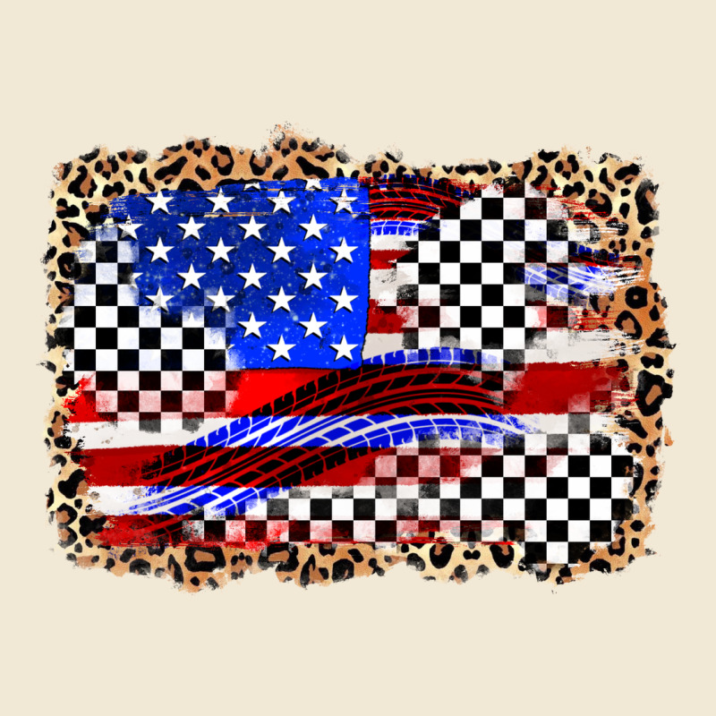 Race American Flag Ladies Tee by Zillion Design Studio | Teevron