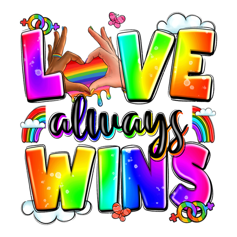Love Always Wins Zipper Hoodie by LillyAllenDesigns | Teevron