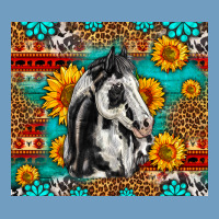 Aztec Sunflowers Horse Urban Heavy Tee | Teevron