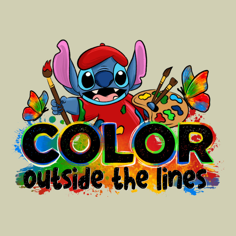 Color Outside The Lines Autism Stitch Heavy Core Tee by Zillion Design Studio | Teevron