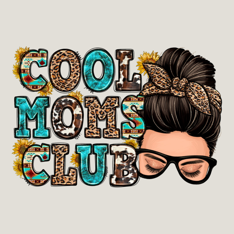 Cool Moms Club Messy Bun Heavy Core Tee by Zillion Design Studio | Teevron