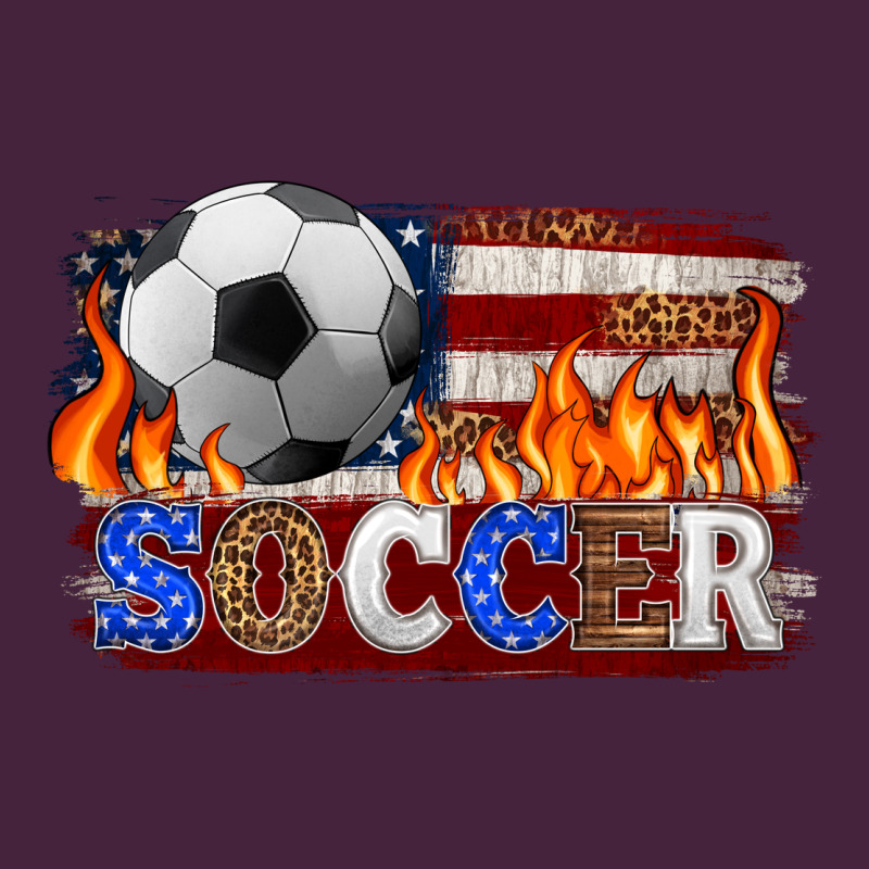 Western American Flag Soccer Premium Tee by HRA Design Shop | Teevron