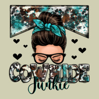 Cowhide Junkie Messy Bun Heavy Core Tee | Teevron