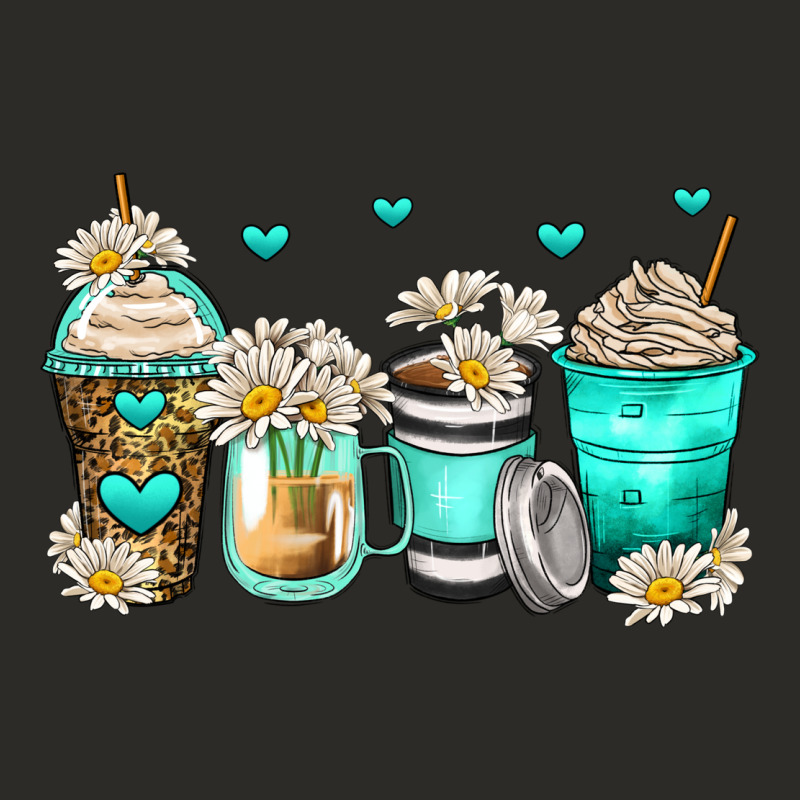 Daisy Coffee Cups Heavy Core Tee by Zillion Design Studio | Teevron