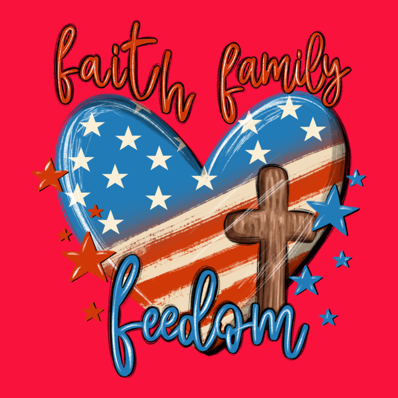 Faith Family Freedom Classic Tee by MaliasSmallBusiness | Teevron
