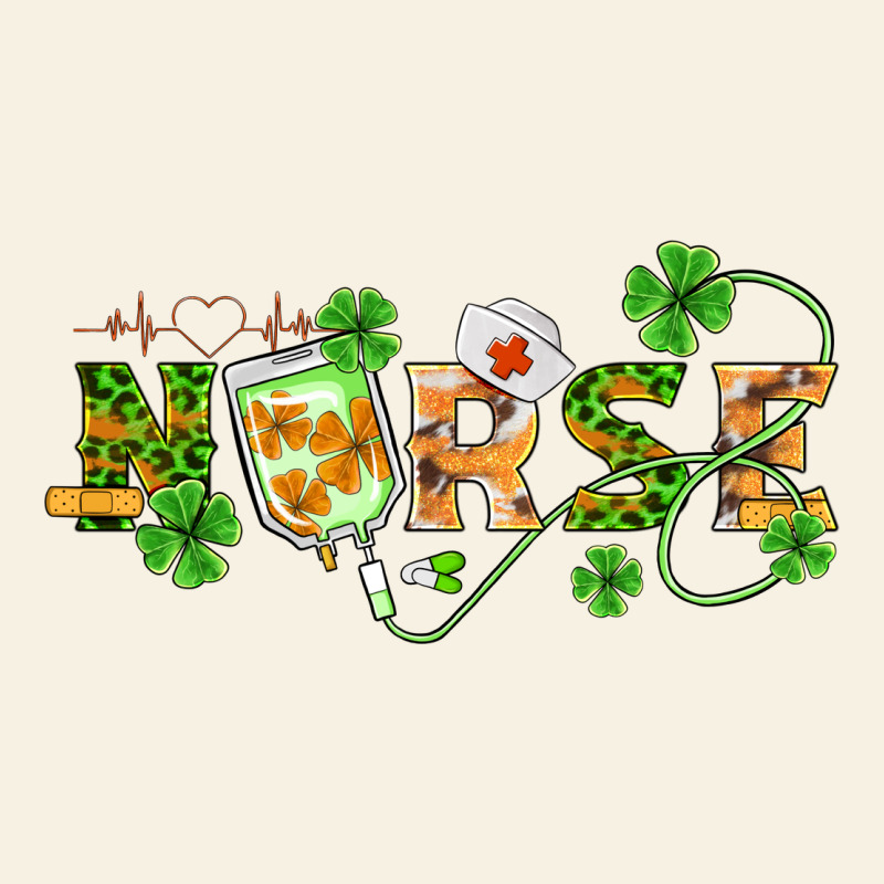 St Patricks Day Nurse Vintage Tee by BarkalooDesign | Teevron