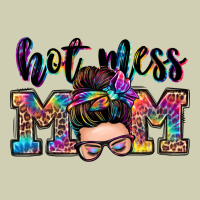 Hot Mess Mom Messy Bun Heavy Core Tee | Teevron