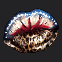 American Lips Leopard Vintage Tee | Teevron