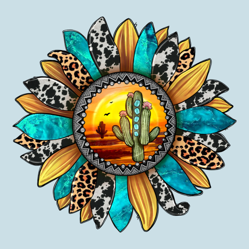 Sunset Sunflower Ladies Tee by JahusDesignShop | Teevron