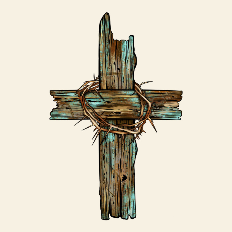 Cross With Thorn Vintage Tee by BarkalooDesign | Teevron
