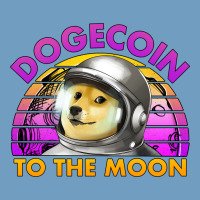 Doge Coin To The Moon 80's Retro Sunset Urban Heavy Tee | Teevron