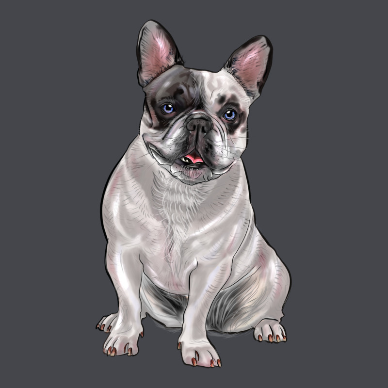 White Black French Bulldog Classic Tee by LillyAllenDesigns | Teevron