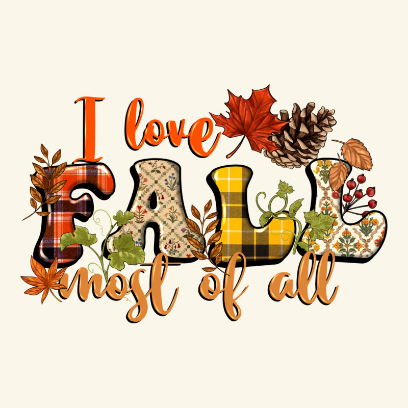 I Love Fall Most Of Fall Premium Hoodie by NancyCooperArtShop | Teevron