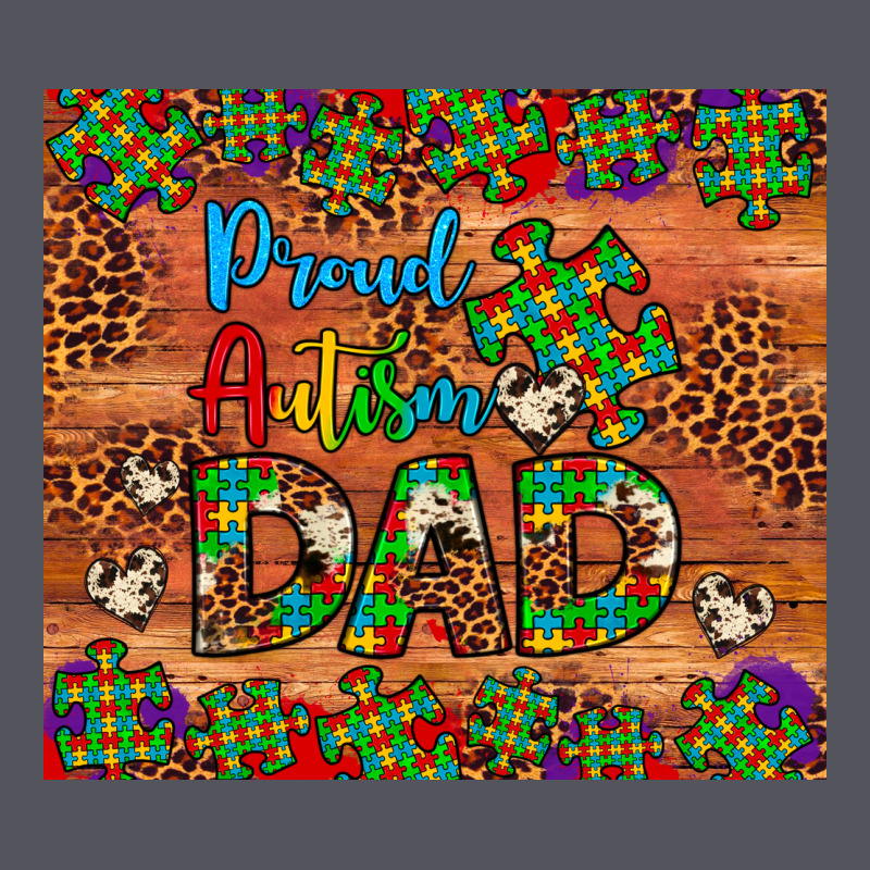Proud Autism Dad Vintage Hoodie by Artiststas | Teevron