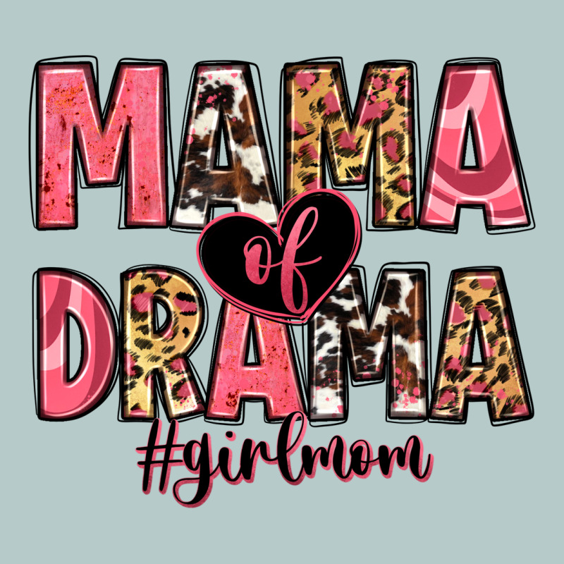 Mama Of Drama Girl Mom Heavy Core Tee by Zillion Design Studio | Teevron