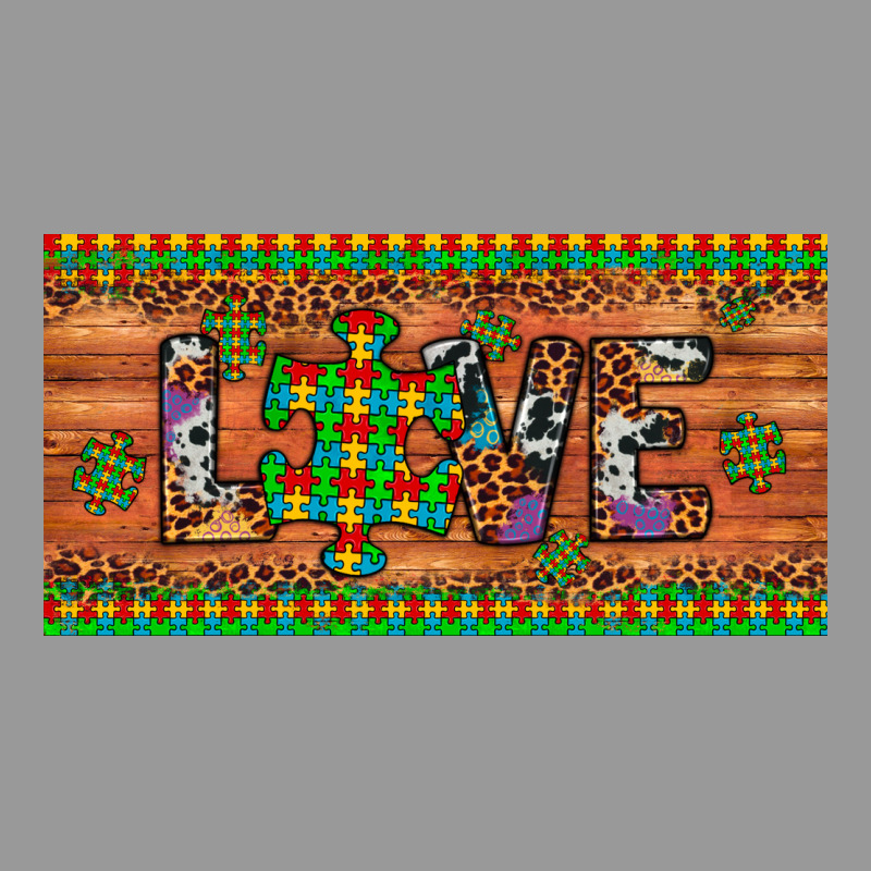 Love Autism Awareness License Plate Vintage Hoodie by Artiststas | Teevron