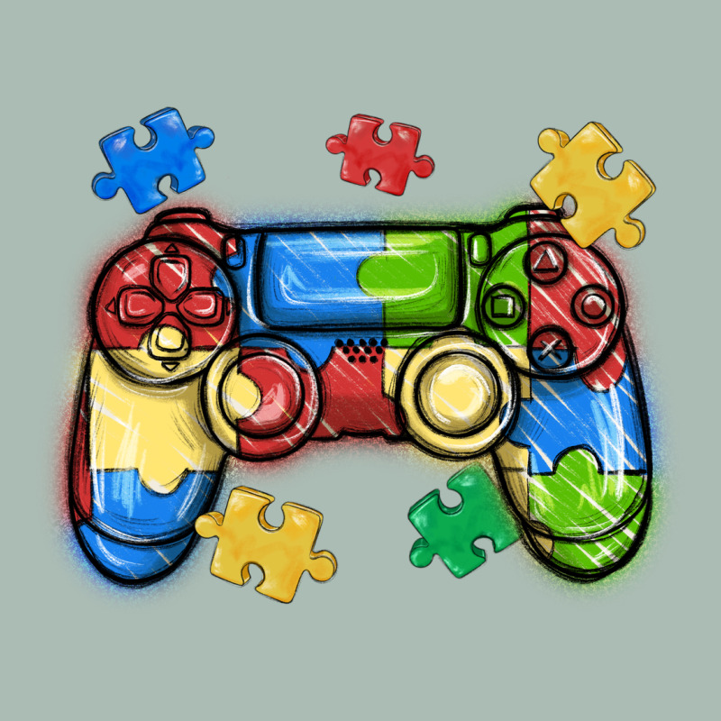 Autism Awareness Video Game Controller Classic Tee by MaliasSmallBusiness | Teevron