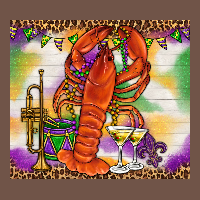 Mardi Gras Crawfish Premium Sweatshirt by NancyCooperArtShop | Teevron