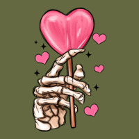 Skeleton Hand With Sugar Valentines Day Long Sleeve Tee | Teevron