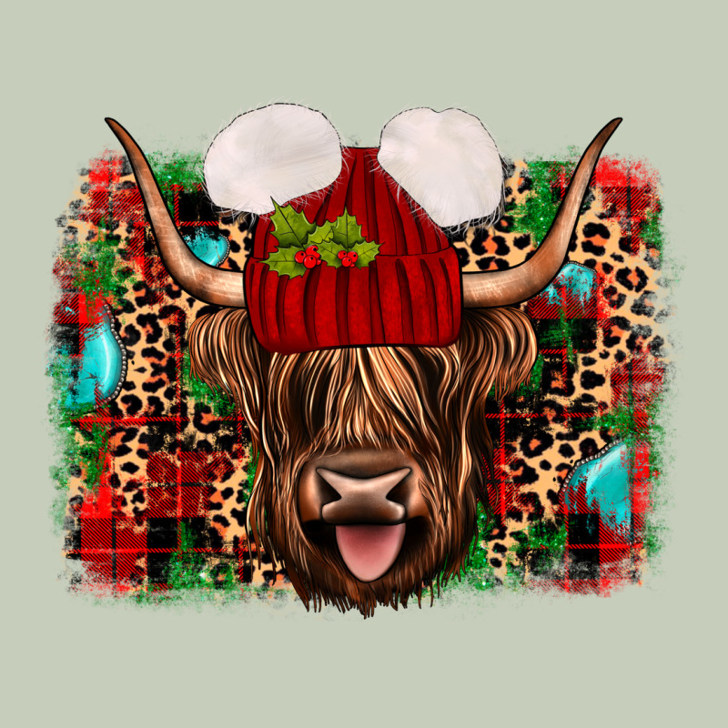 Highland Cow Christmas Ladies Tee by JahusDesignShop | Teevron