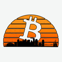 Bitcoin New Orleans Retro Sunset Urban Heavy Tee | Teevron