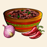 Chilli Con Carne Vintage Hoodie | Teevron