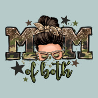 Mom Of Both Boys Messy Bun Heavy Core Tee | Teevron