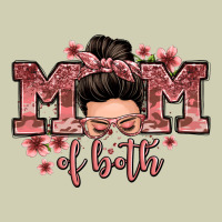 Mom Of Both Messy Bun Heavy Core Tee | Teevron