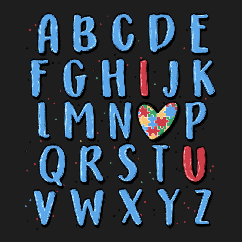 Alphabet Autism Awareness Classic Tee by MaliasSmallBusiness | Teevron